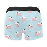 Cute cow flower pattern Men's All Over Print Boxer Briefs Men's Underwear