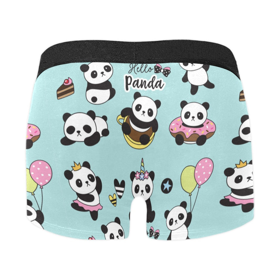 Cute baby panda pattern Men's All Over Print Boxer Briefs Men's Underwear