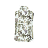 Monkey sloth lemur palm trees pattern Women's Padded Vest