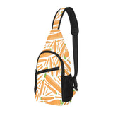 Carrot Pattern Print Design 02 All Over Print Chest Bag