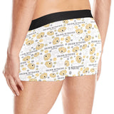 Golden Retriever Pattern Print Design 04 Men's All Over Print Boxer Briefs Men's Underwear