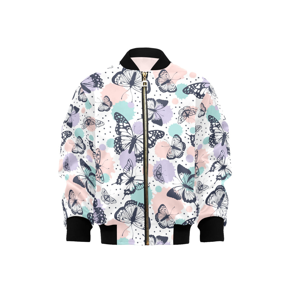 Butterfly pattern Kids' Boys' Girls' Bomber Jacket