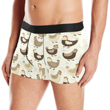 Cute rooster chicken cock Men's All Over Print Boxer Briefs Men's Underwear