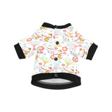 Maneki neko cat fan sakura All Over Print Pet Dog Round Neck Fuzzy Shirt