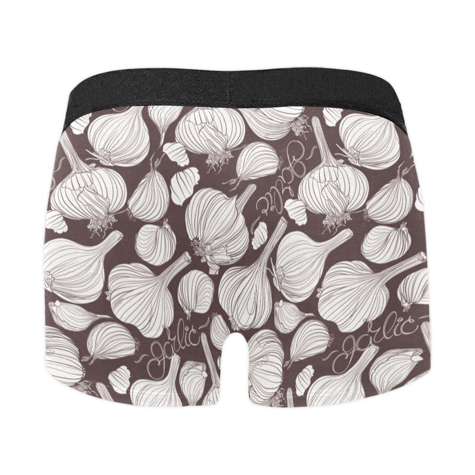 Garlic bulb dark background Men's All Over Print Boxer Briefs Men's Underwear