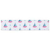Sailboat anchor pattern Table Runner