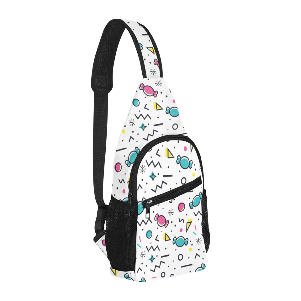 Candy design pattern All Over Print Chest Bag