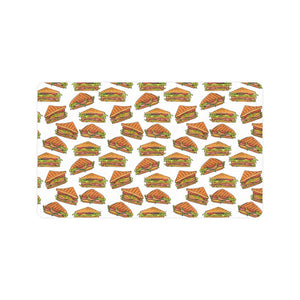 Sandwich Pattern Print Design 02 Doormat