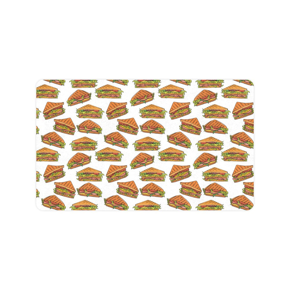 Sandwich Pattern Print Design 02 Doormat