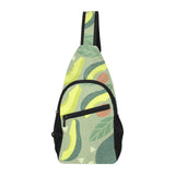 Avocado pattern All Over Print Chest Bag