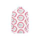 Hand drawn dragon fruit Women's Long Sleeve Polo Shirt