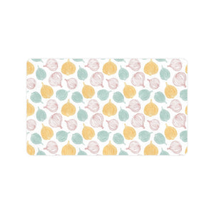 colorful onions white background Doormat