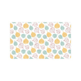 colorful onions white background Doormat