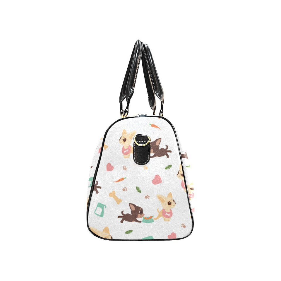 Cute Chihuahua puppie pattern Travel Bag