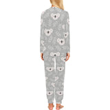 Cute koala leaves pattern Women's All Over Print Pajama Set
