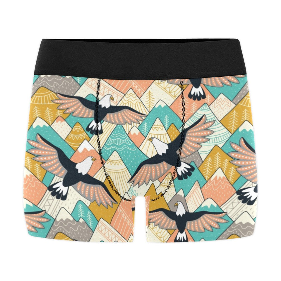 Eagle Pattern Print Design 02 Men's All Over Print Boxer Briefs Men's Underwear