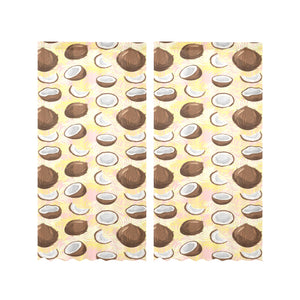 Coconut Pattern Print Design 05 Gauze Curtain