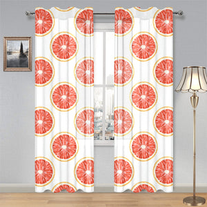 Grapefruit pattern Gauze Curtain