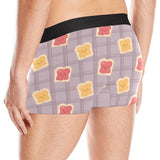 Bread Toast Pattern Print Design 05 Men's All Over Print Boxer Briefs Men's Underwear