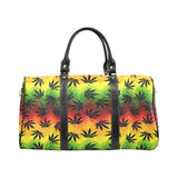 Canabis Marijuana Weed Pattern Print Design 03 Travel Bag