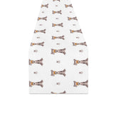 Greyhound Pattern Print Design 05 Table Runner