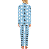 Stingray Pattern Print Design 03 Women's All Over Print Pajama Set