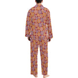 Gear Pattern Print Design 04 Men's Long Pajama Set