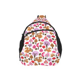 Squirrel Pattern Print Design 02 All Over Print Chest Bag