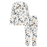 Anchors Rudders pattern Women's All Over Print Pajama Set