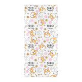 Corgi Dog Pattern Beach Towel