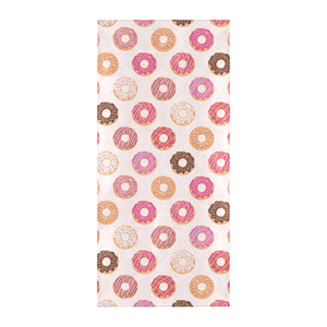 Colorful donut pattern Beach Towel