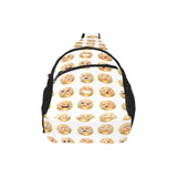 Hamburger Pattern Print Design 04 All Over Print Chest Bag