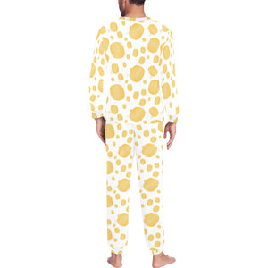 Potato Chips Pattern Print Design 03 Men's All Over Print Pajama