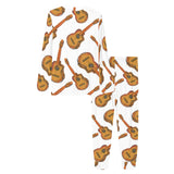 Paint Guitar Pattern Women's All Over Print Pajama Set