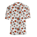 Ladybug Pattern Print Design 05 Men's All Over Print Polo Shirt