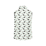 Pelican Pattern Print Design 02 Men's Padded Vest