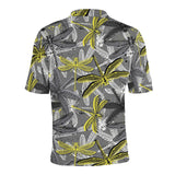 Hand drawn dragonfly pattern Men's All Over Print Polo Shirt
