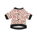 Popcorn Pattern Print Design 05 All Over Print Pet Dog Round Neck Fuzzy Shirt
