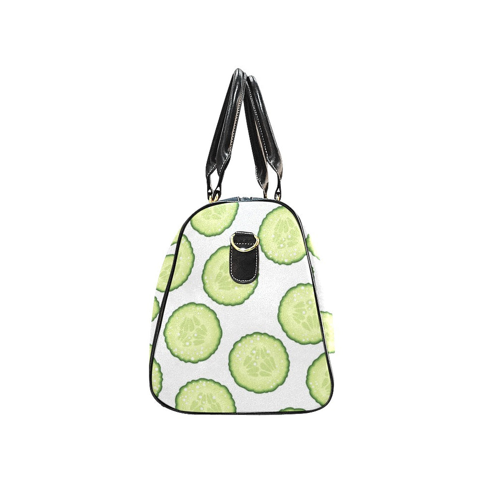 Cucumber slices pattern Travel Bag