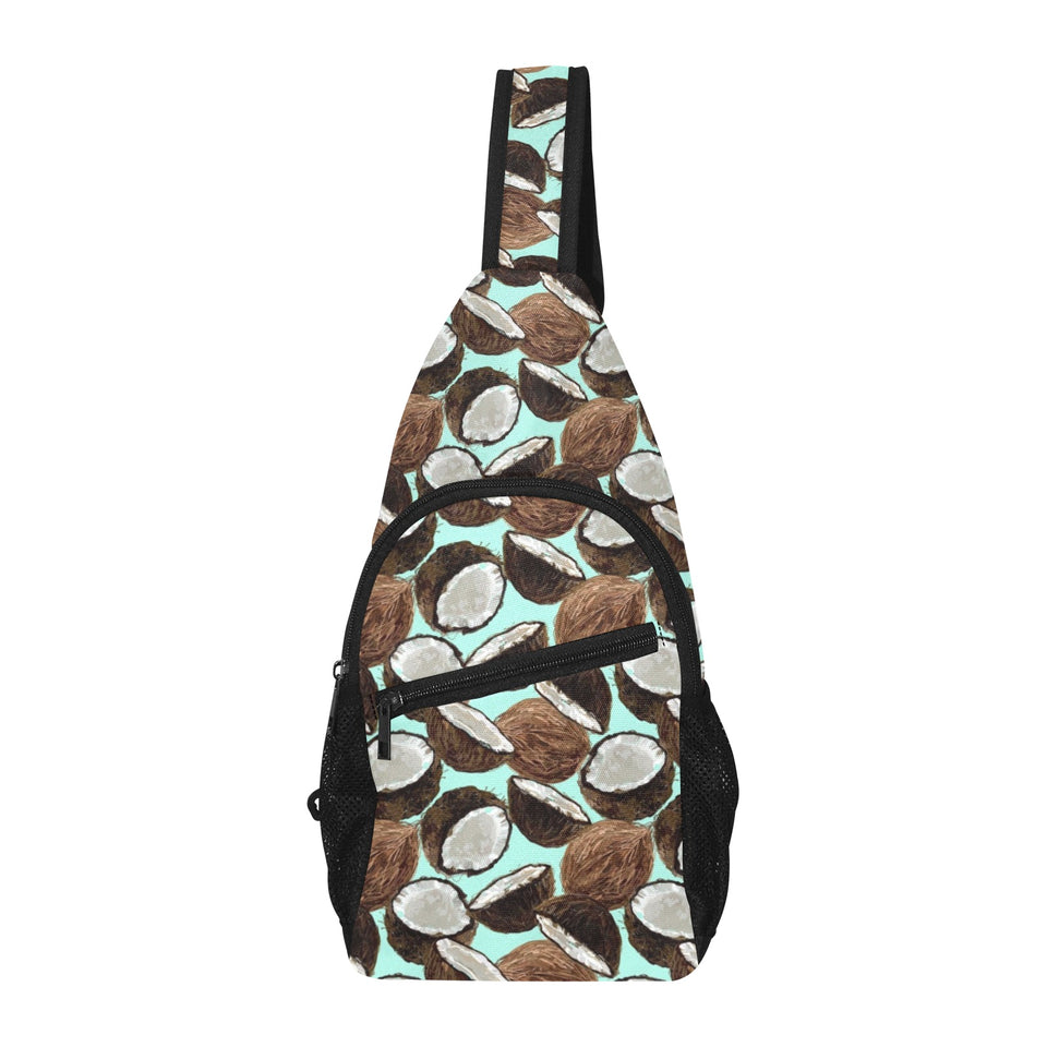 Coconut Pattern Print Design 03 All Over Print Chest Bag