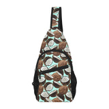 Coconut Pattern Print Design 03 All Over Print Chest Bag