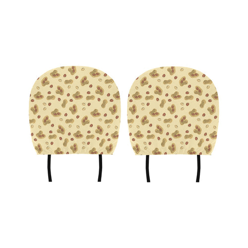 peanuts design pattern Car Headrest Cover