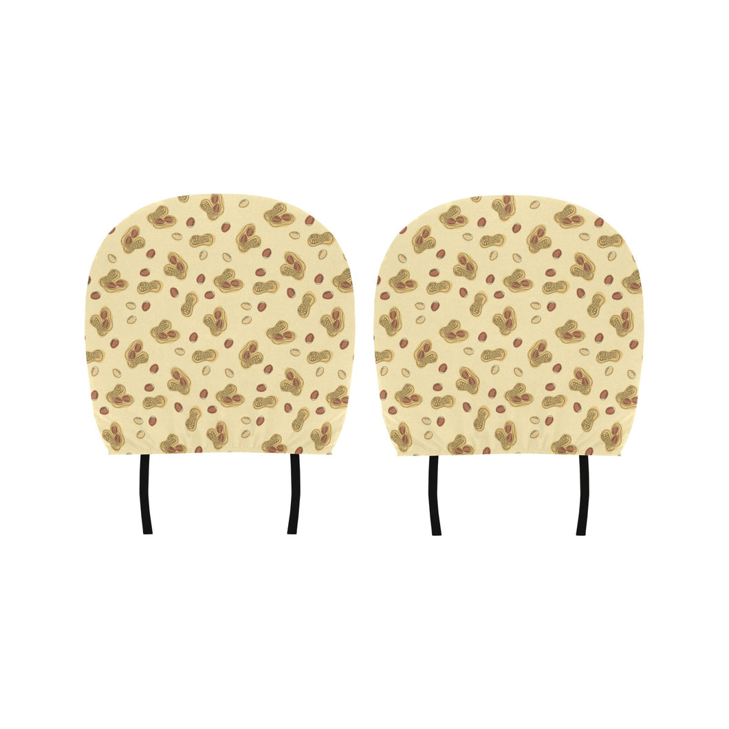 peanuts design pattern Car Headrest Cover