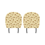 peanuts design pattern Car Headrest Cover