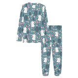 Cute rabbit pattern Women's All Over Print Pajama Set