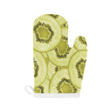 Sliced kiwi pattern Heat Resistant Oven Mitts