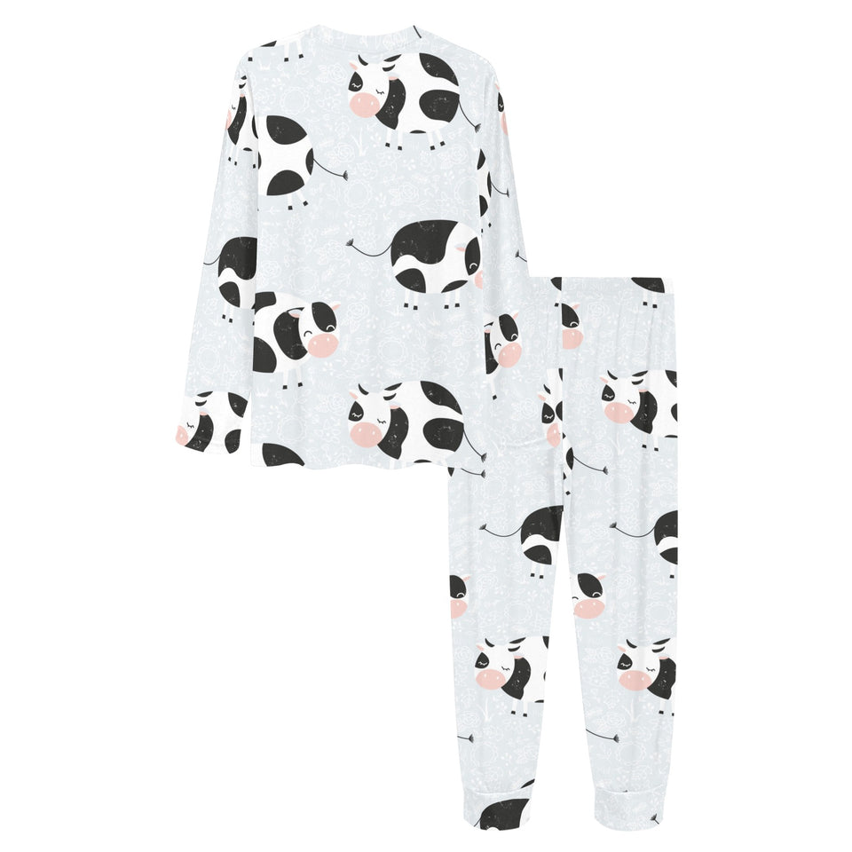 Cute cows pattern Women's All Over Print Pajama Set