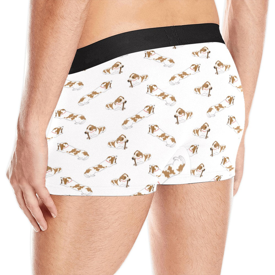 Jack Russel Pattern Print Design 04 Men's All Over Print Boxer Briefs Men's Underwear