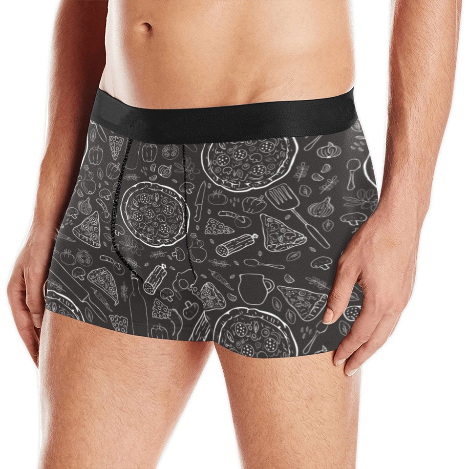 Pizza pattern Men's All Over Print Boxer Briefs Men's Underwear