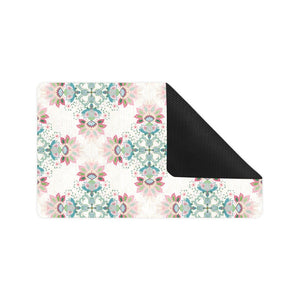 Square floral indian flower pattern Doormat